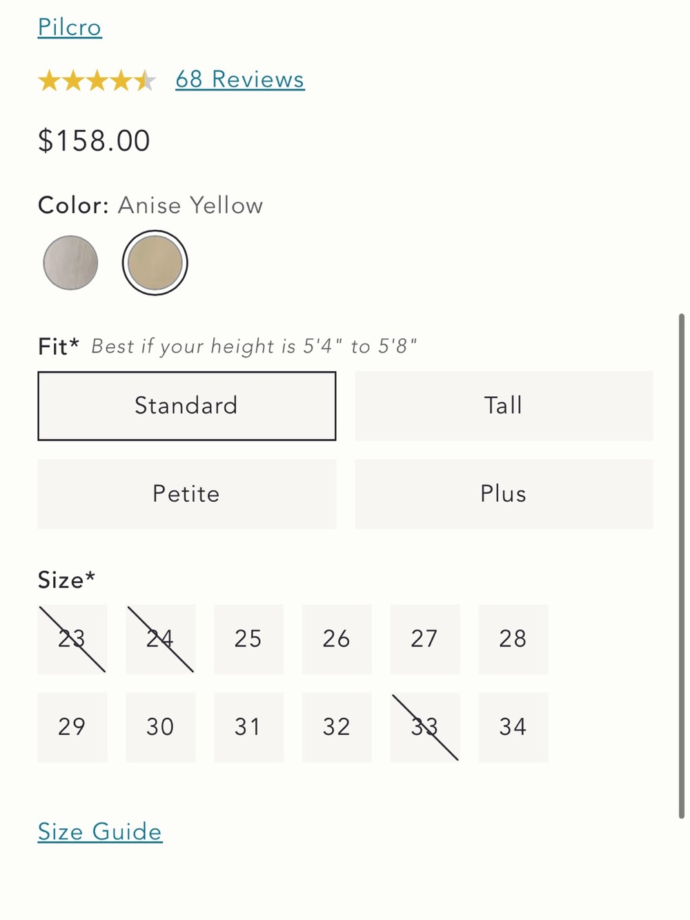 Anthropologie NEW 🍋Pilcro Kayden High-Rise Cuffed Carpenter Pants - Light Beige - Picture 7 of 14